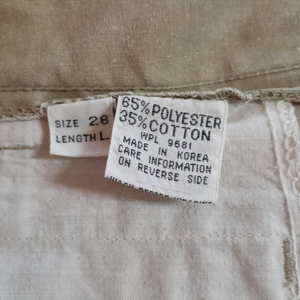 Expedition Cotler Chino Pants Mens Size 28 Beige Straight Leg Mid Rise Cotton - Picture 8 of 8